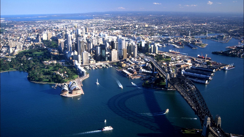 Sydney aerial view